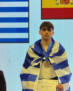 ΔΟΜΠΑΣ ΦΩΤΙΟΣ τεράστια πανευρωπαϊκή επιτυχία στο ΤΑΕΚΒΟΝΤΟ